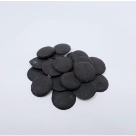 [Van Houten Pro] Black Compound Chocolate Button - Satin Black