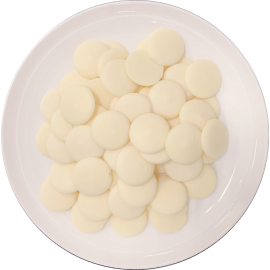 [Van Houten Pro] White Compound Chocolate Buttons